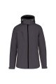 Dames Softshell jas hooded Kariban K414 TITANIUM